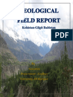 Geological Field Report: Kohistan-Gilgit Baltistan
