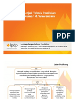 Petunjuk Teknis Penilaian Dokumen & Wawancara PDF