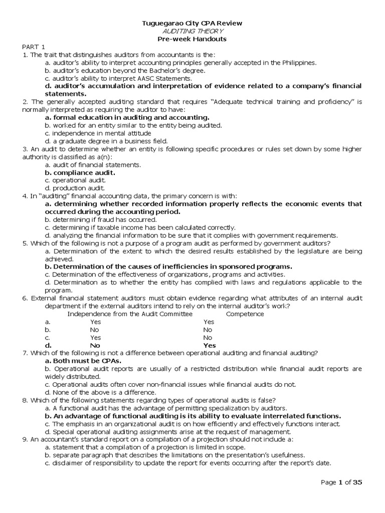 Auditing Theory: Key Concepts and Standards | PDF | Financial Audit | Audit