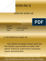 Materi Pai II Akidah