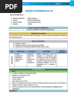 2 Sesiones de Aprendizaje Unidad Didactiva N 03