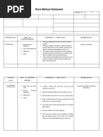 Work Method Statement: Wms Rev. No