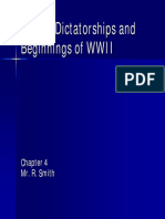 Rise of Dictatorships and Beginnings of WWII