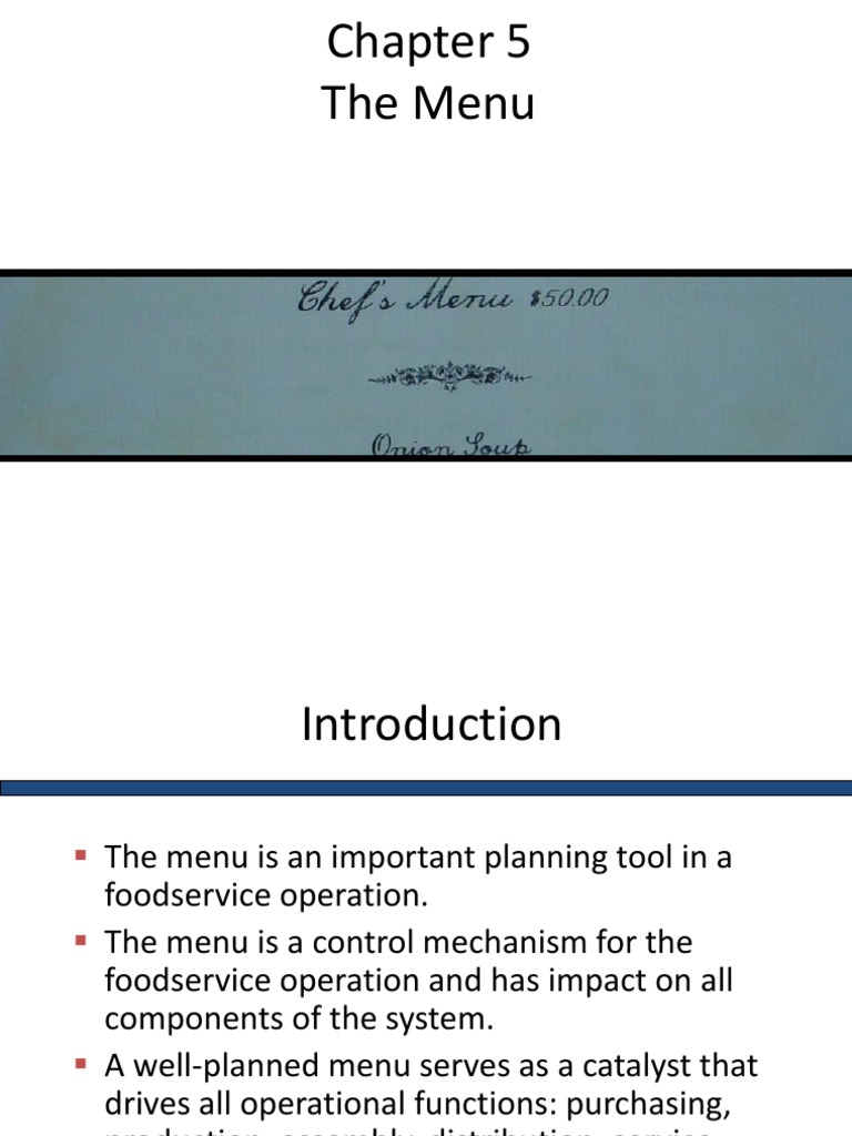 Menu Menu Planning | PDF | Menu | Foods