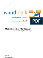 Mindlogik MediaNoteTaker for Research