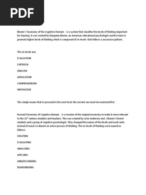 LEVELS OF THINKING.docx