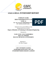 Industrial internship report insights