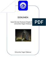 Dokumen Dokumen Dokumen Dokumen: Kode Etik Dan Peraturan Disiplin Dosen Universitas Negeri Makassar