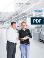 Building Careers For Industry: Festo Industry 4.0 Certifi Cation Program