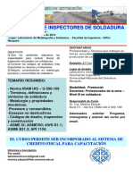 Curso Inspectores de Soldadura