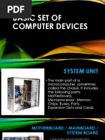 Basic Set of Computer Devices