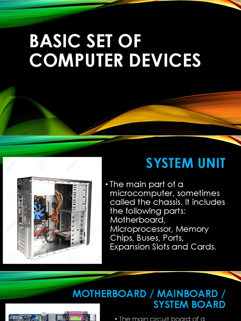 An Overview of Basic Computer Devices and Their Functions | PDF ...