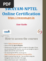 Swayam-nptel - July 2019