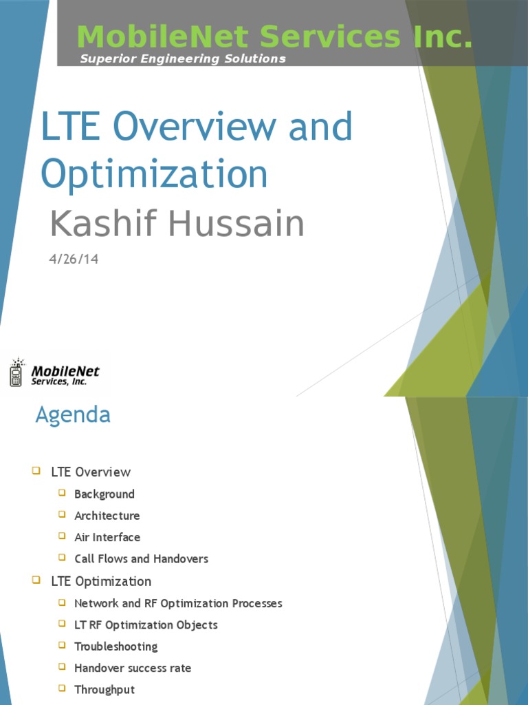 LTE Optimization and Architecture Overview | PDF | Orthogonal Frequency ...