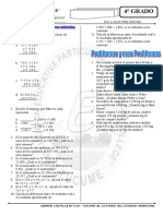 Adicion y Sustraccion Problemas Aritmetica 4to