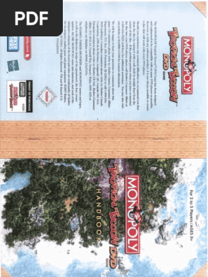 Monopoly Tropical Tycoon Dvd Game Instructions