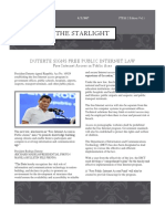 The Starlight: Duterte Signs Free Public Internet Law