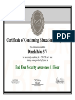 DineshB Cybrary Cert