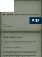 Artificial Groundwater Recharge