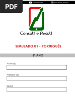 Simulado 01 - Português - 5º Ano - (Blog Do Prof. Adonis)