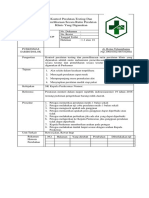 SOP Kontrol Peralatan, Testing Dan Pemeliharaan Secara Rutin Peralatan Klinis Yang Digunakan