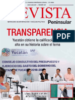 Transparencia: Yucatán Obtiene La Calificación Más Alta en Su Historia Sobre El Tema