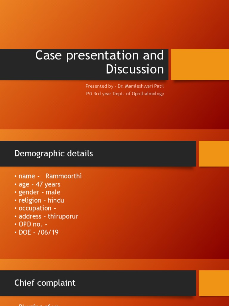 Anterior Uveitis Case Presentation | PDF | Human Eye | Vision
