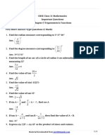 11 Maths Imp Ch3 Trigonometric Function Mix