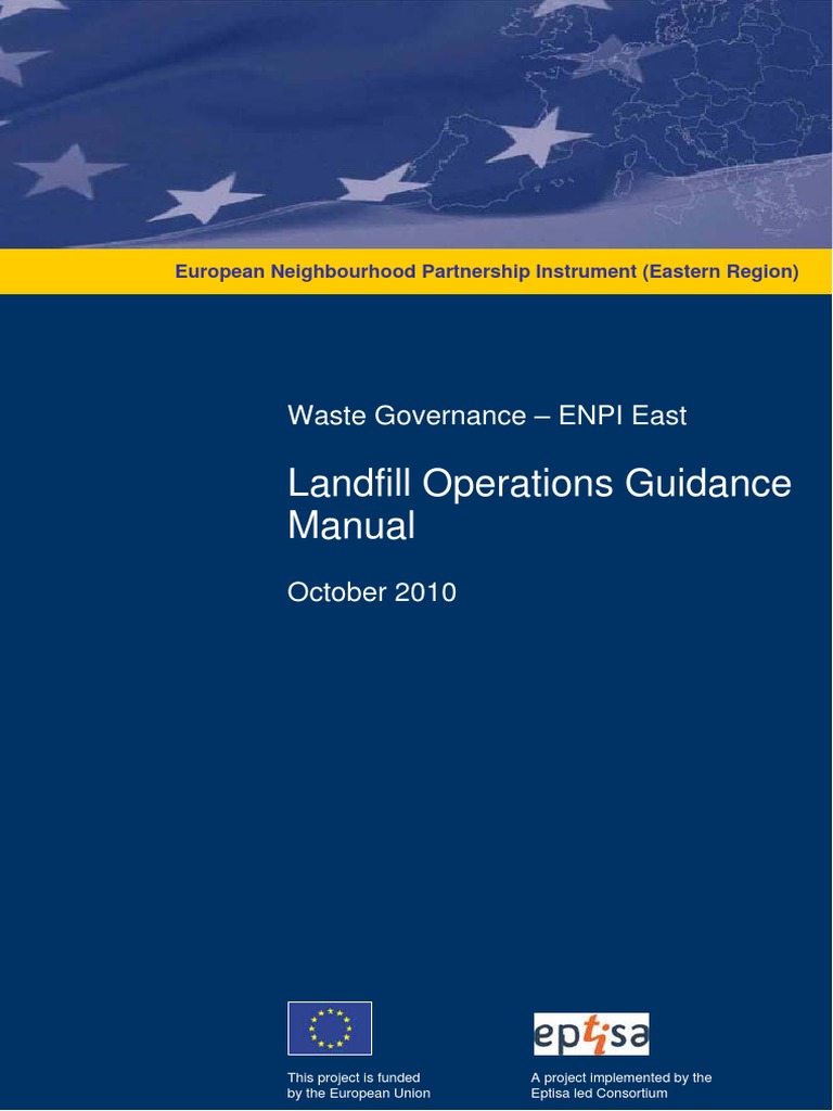 Landfill Operations Manual FN ENG PDF Waste Management Landfill