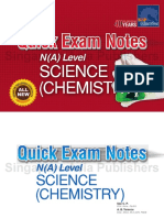 Quick Exam Notes NA Science Chemistry PDF