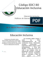 PRESENTACIÓN Politicas de Educación Inclusiva