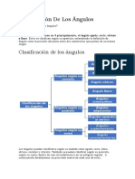 Clasificación de Los Ángulos