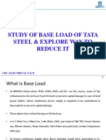 Study of Base Load of Tata Steel & Explore Way To Reduce It: LDC, Electrical T & D