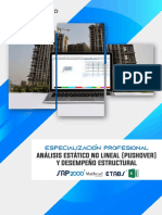 Brochure Analisis Estatico No Lineal Pushover y Desempeno Estructural