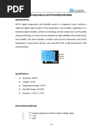 Temperature and Humidity Module