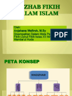 Mazhab Fikih Dalam Islam: Oleh: Disampaikan Dalam Mata Pelajaran Fikih-Ushul Fikih Kelas XII MA Unggulan Mamba'ul Huda