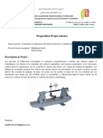 Proposition Projet Tuteuré