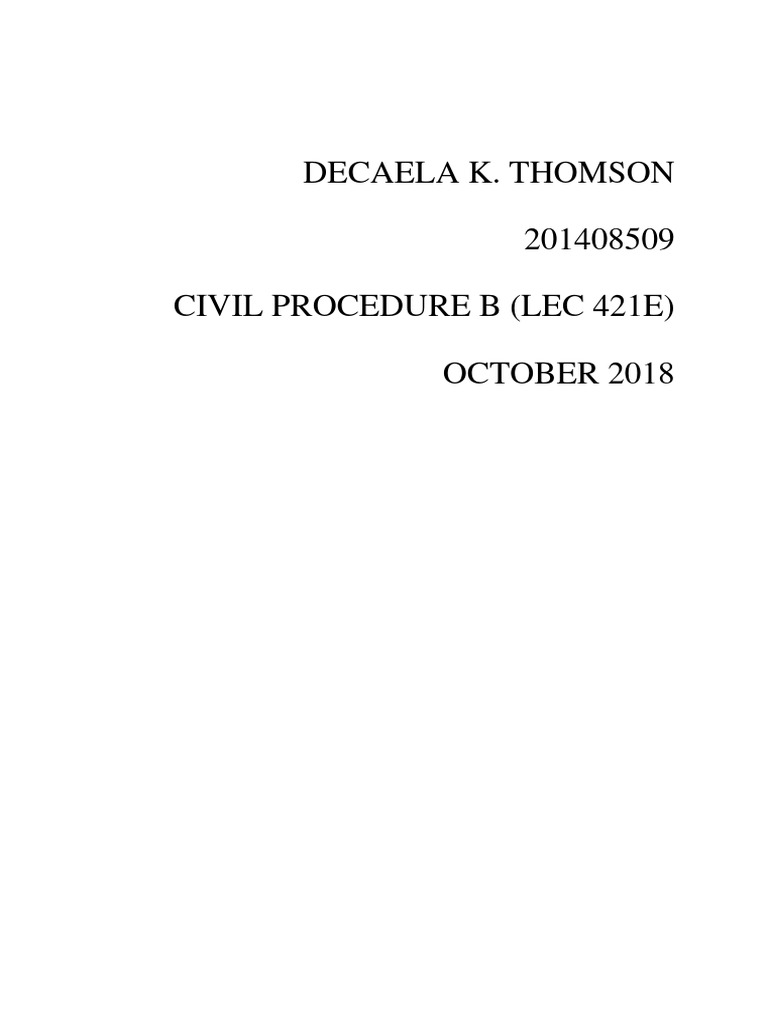 Provisional Sentence Summons Explained | PDF | Summons | Burden Of ...