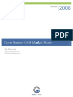 2008 Open Source CMS Market Survey