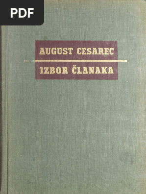 August Cesarec Izbor Clanaka Pdf