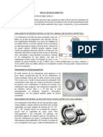 Tipos de rodamiento y sus características