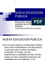 Educación Especial en el contexto de la Educación Publica