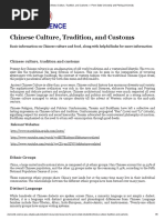 Chinese Culture, Tradition, and Customs - Penn State University and Peking University