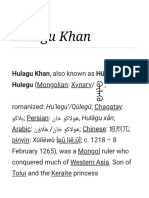 Hulagu Khan - Wikipedia