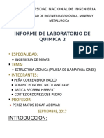 Informe de Quimica 2