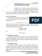 Analisis Regresi Linier Oleh Arena Stati