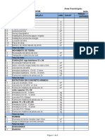 Orçamento construção residencial