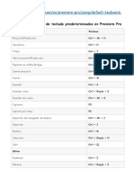 Métodos Abreviados de Teclado Predeterminados en Premiere Pro CC