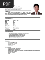Sample Resume For OJT Student Information Technology | PDF | Career