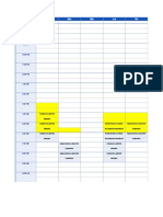 Horario Semanal 24 Horas